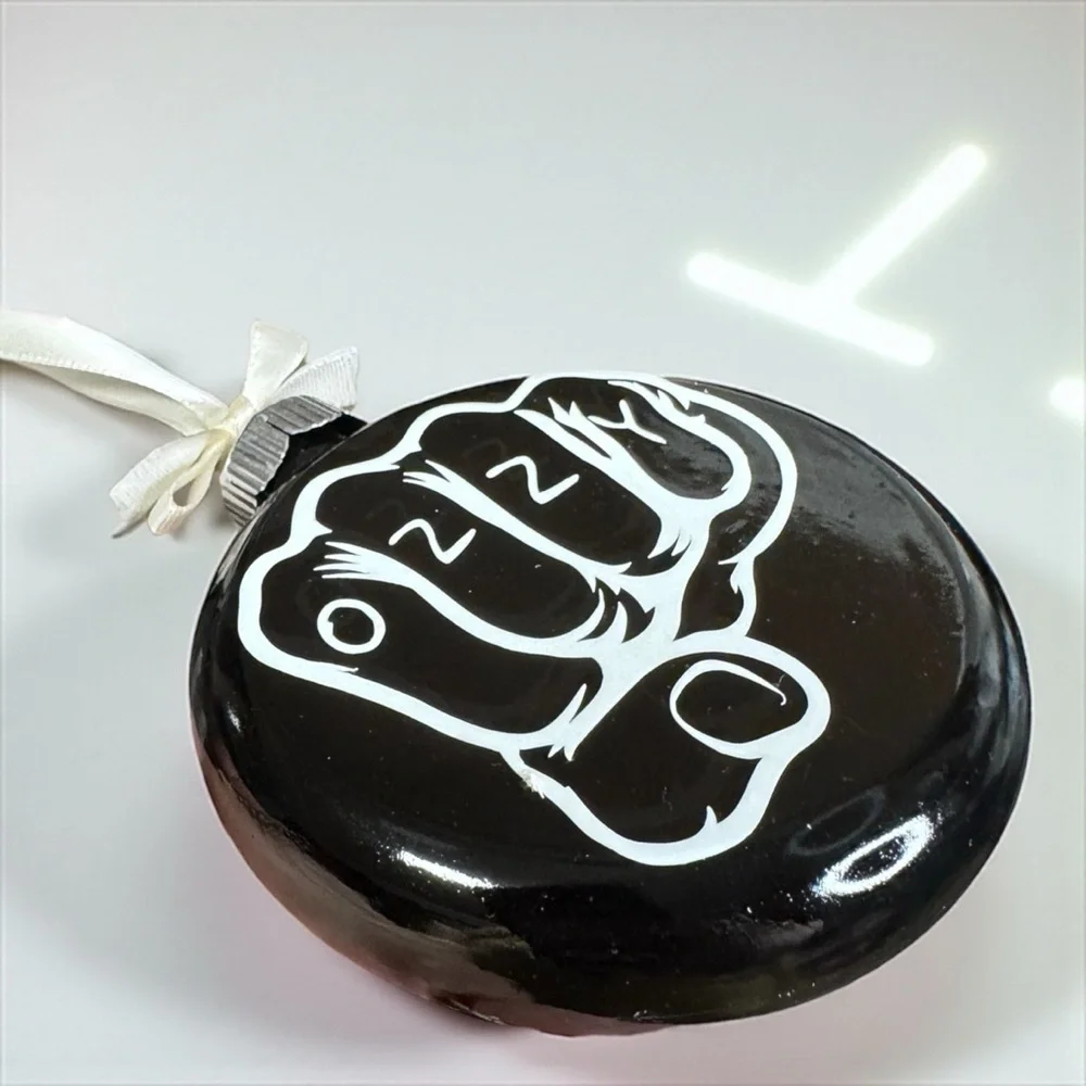 Celebrate a Legend: Hand-Painted Ozzy Christmas Ornaments! 🎶 Custom Made